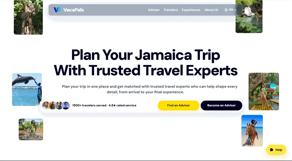 Vacapals animated website preview